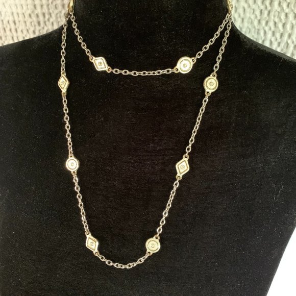 Vintage 80's Silver & Blue Beaded Dangle Earrings Set - Picture 8 of 12